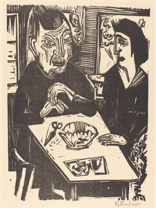 Stará a mladá žena Stará a mladá žena, 1921. od Ernst Ludwig Kirchner