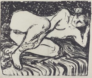Ležící akt, 1907.