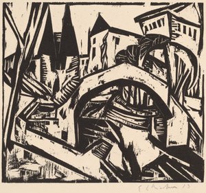 River Bank u Elisabeth Berlin, 1912-1913. od Ernst Ludwig Kirchner
