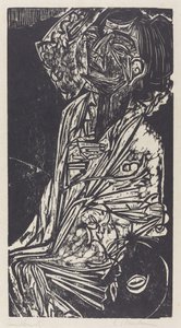 Manželka profesora Goldsteina, 1916. od Ernst Ludwig Kirchner