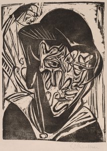 Žena se závojem, 1915.