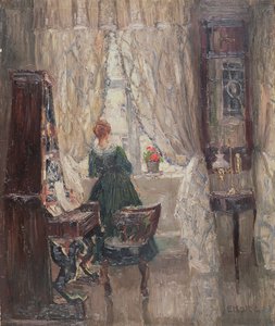V salonu, kolem roku 1910 od Ernst Kolbe