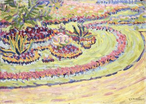 Blumbenbeete, 1906 od Ernst Ludwig Kirchner