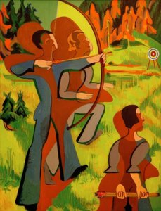 Lukostřelci od Ernst Ludwig Kirchner