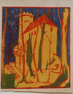 hrad Rabenstein od Ernst Ludwig Kirchner