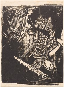 Skladatel Klemperer od Ernst Ludwig Kirchner