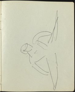 Tanečníci a umělci (stránka ze skicáře) od Ernst Ludwig Kirchner