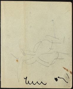 Tanečníci a umělci (stránka ze skicáře) od Ernst Ludwig Kirchner