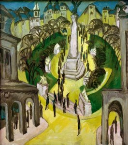 Kruhový objezd od Ernst Ludwig Kirchner
