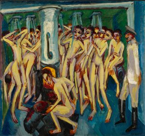 Dělostřelci vojáků, 1915. od Ernst Ludwig Kirchner