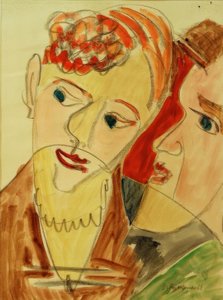 Hembusse (milenci H.) od Ernst Ludwig Kirchner