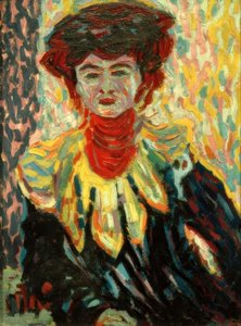 Doris s nákrčníkem od Ernst Ludwig Kirchner