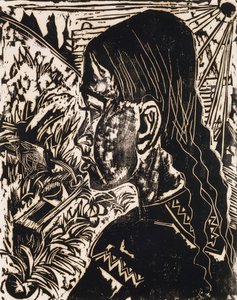 Dorli, 1917 od Ernst Ludwig Kirchner