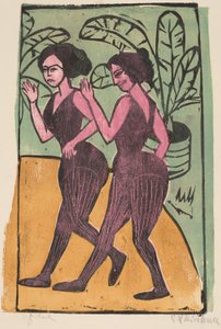 English Step Dancers, 1911 od Ernst Ludwig Kirchner