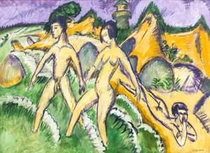 Vstup do moře od Ernst Ludwig Kirchner