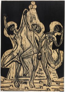Tanec barev, kreslící blok od Ernst Ludwig Kirchner