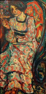 Žena v houpacím křesle (Emmi Frisch) od Ernst Ludwig Kirchner