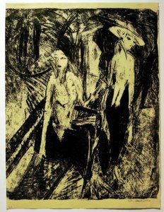 Cocottes na Kurfürstendamm od Ernst Ludwig Kirchner