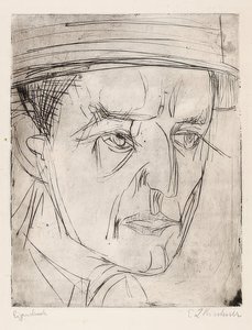 Vedoucí Dr. Grisebach. 1920 od Ernst Ludwig Kirchner