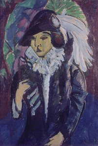 Dáma v parku, 1912 od Ernst Ludwig Kirchner