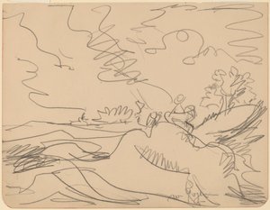 Krajina v Taunus od Ernst Ludwig Kirchner