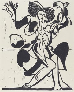 Tanec Mary Wigmanové od Ernst Ludwig Kirchner
