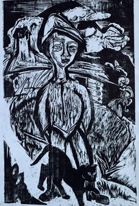 Horský mladík v Stormu, 1921 od Ernst Ludwig Kirchner
