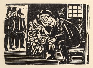 Vedle hlavní silnice. Povídky Jakoba Bossharta. Apoštol míru - V cele od Ernst Ludwig Kirchner