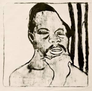 Negerkopf od Ernst Ludwig Kirchner