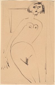 Akt od Ernst Ludwig Kirchner
