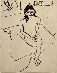 Bez názvu (Marcella) od Ernst Ludwig Kirchner