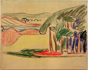 Bez názvu (Moritzburger Teiche) od Ernst Ludwig Kirchner
