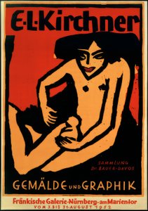 Plakát k výstavě E.L.K., Fränkische Galerie, Norimberk, 1952