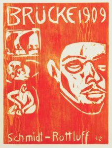 Portrét Schmidt-Rottluff od Ernst Ludwig Kirchner