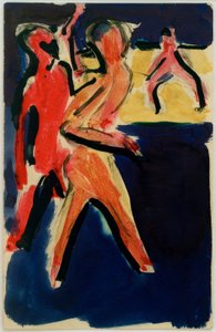 Pohlednice Erichu Heckelovi z 23 od Ernst Ludwig Kirchner