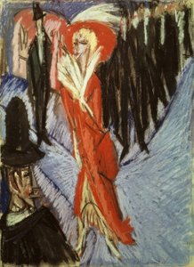 Rote zde od Ernst Ludwig Kirchner