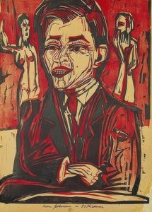 Autoportrét od Ernst Ludwig Kirchner