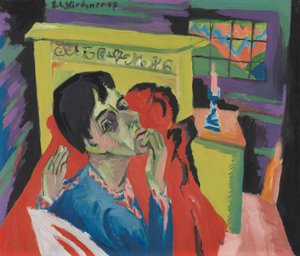 Autoportrét jako nemocný muž (Nemocný) od Ernst Ludwig Kirchner