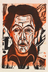 Autoportrét, 1926. od Ernst Ludwig Kirchner