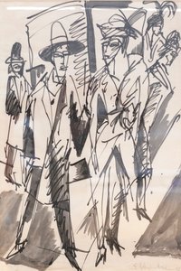 Hvězdy na silnici od Ernst Ludwig Kirchner