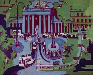 Braniborská brána, Berlín od Ernst Ludwig Kirchner