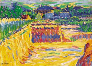 Hlína Pit, c. 1906 od Ernst Ludwig Kirchner