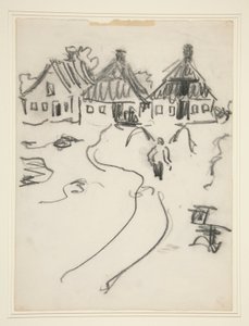 Tři domy od Ernst Ludwig Kirchner