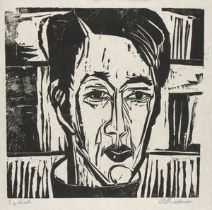 Wehrlin, Čelem vpředu od Ernst Ludwig Kirchner