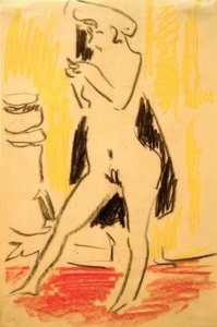 Modelka od Ernst Ludwig Kirchner