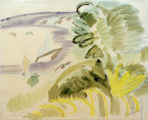 Bílá pláž od Ernst Ludwig Kirchner