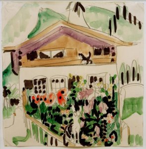 Wildbodenhaus od Ernst Ludwig Kirchner
