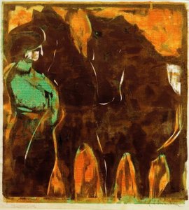 Cirkusový obrázek od Ernst Ludwig Kirchner