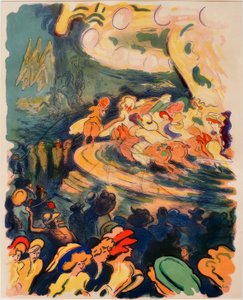 Kolotoč v Paříži od Ernst Matthes