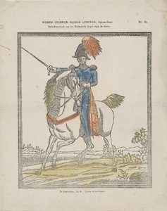 Willem-Frederik-George-Lodewijk, princ Oranžský / polní maršál nizozemské armády proti vzbouřencům (titul na předmětu) od Erve Wijsmuller